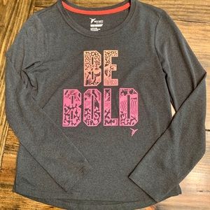 Old Navy Girls Long Sleeve ‘Be Bold’ T-Shirt (L)